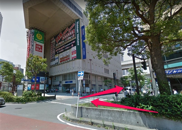 横浜駅西口から原一探偵事務所横浜までの行き方5