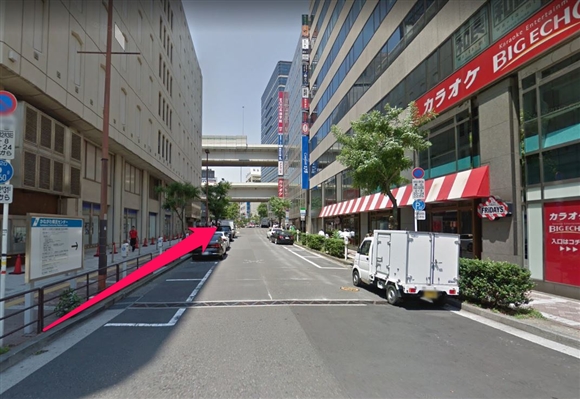 横浜駅西口から原一探偵事務所横浜までの行き方6