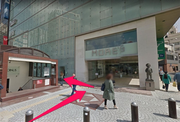 横浜駅西口から原一探偵事務所横浜までの行き方2