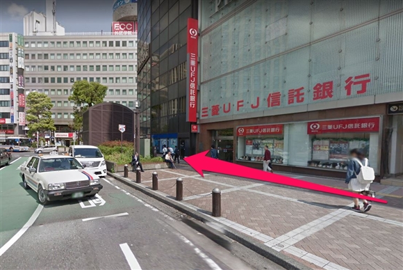 横浜駅西口から原一探偵事務所横浜までの行き方3